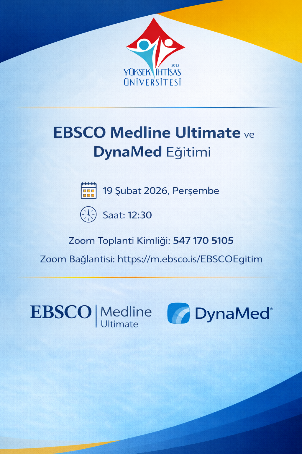 MEDLINE Ultimate & DynaMed Kullanıcı Eğitimi